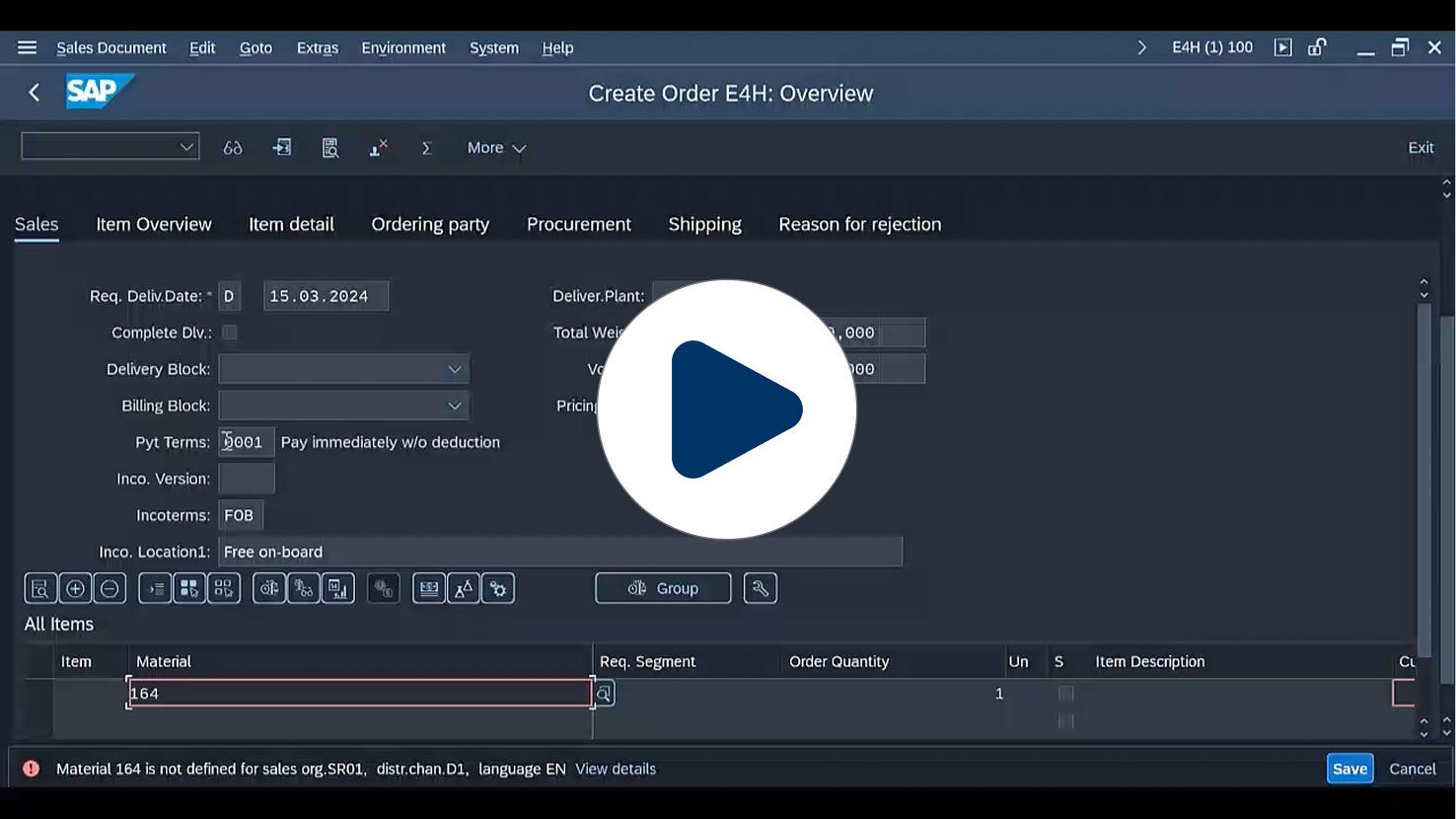 Infosys | SAP - Video