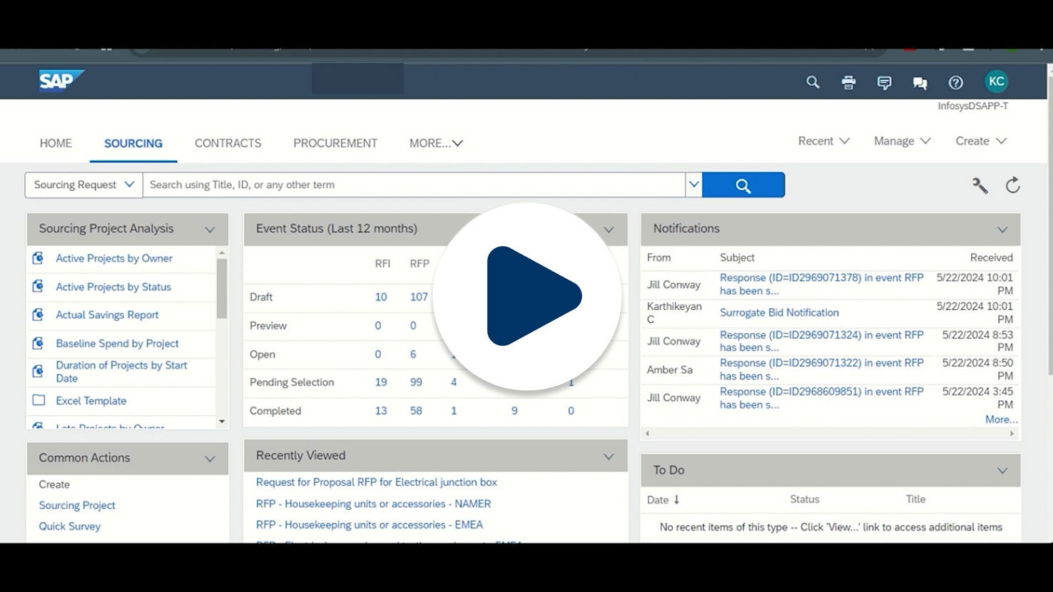 Infosys | SAP - Video